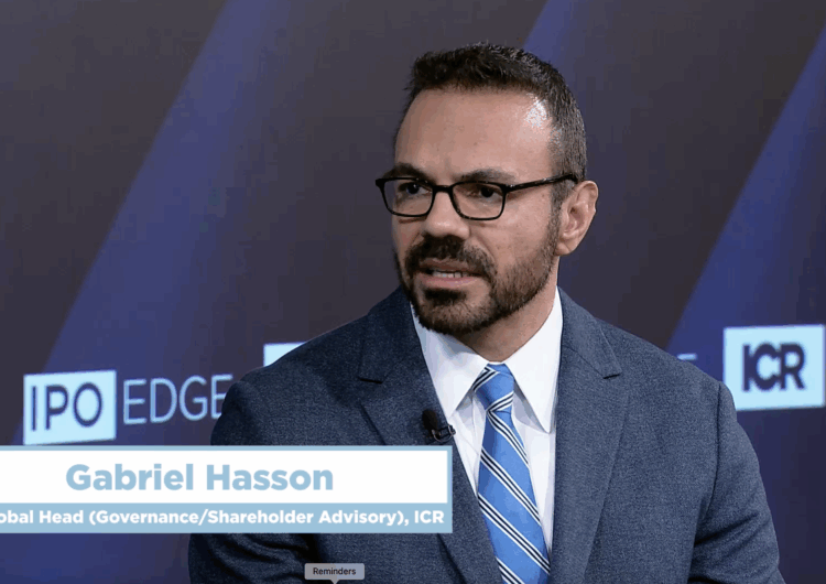 Back to Basics for Activists: ICR Global Head of Governance Gabriel Hasson, Live at Nasdaq