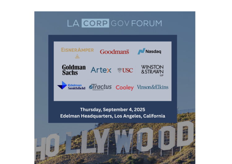 Sports, Entertainment & IPOs: LA CorpGov Forum Video Highlights